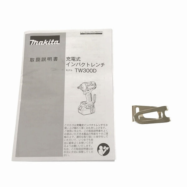 ☆未使用品☆ makita マキタ 18V 充電式インパクトレンチ TW300DZ 青/ブルー 本体+パーツ+ケース 締め メンテナンス - 10