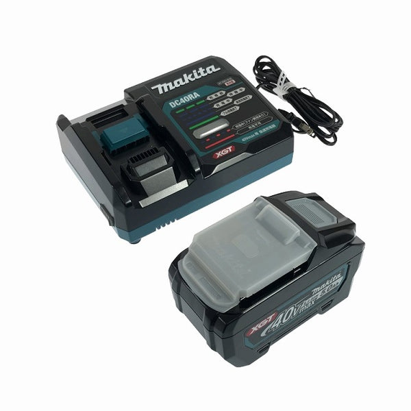 ☆未使用保管品 2点セット☆ makita マキタ 40Vmax 5.0Ah 純正 リチウムイオンバッテリー BL4050F 40Vmax 急速充電器 DC40RA - 4