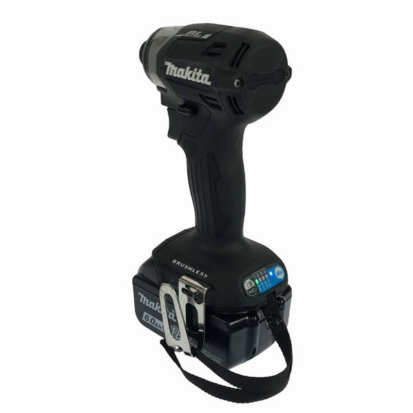 ☆比較的綺麗です☆makita マキタ 18V 充電式インパクトドライバ TD173D バッテリー2個(18V 6.0Ah)充電器 ケース付き - 7