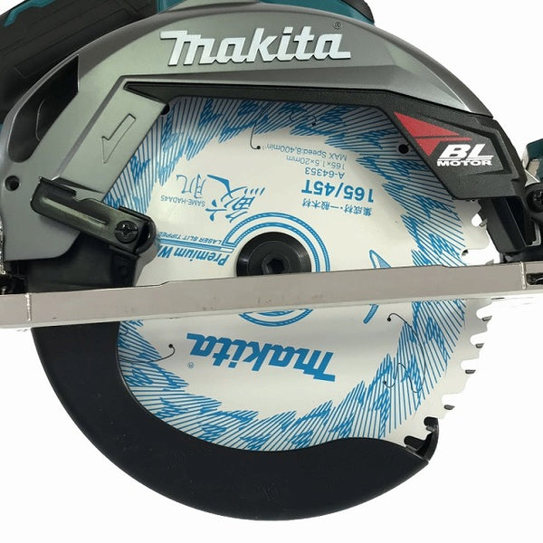 ☆未使用品☆makita マキタ 40Vmax 165mm 充電式マルノコ HS002GZ 本体のみ 鮫肌 無線連動対応 コードレスマルノコ 丸ノコ - 7