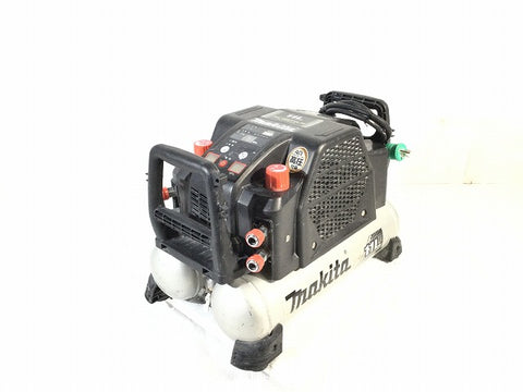 ☆中古品☆makita マキタ 100V 高圧専用エアコンプレッサー AC462XLH 黒 高圧4口 50Hz/60Hz 11L 静音モード エアーコンプレッサー - 0