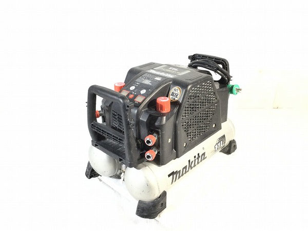 ☆中古品☆makita マキタ 100V 高圧専用エアコンプレッサー AC462XLH 黒 高圧4口 50Hz/60Hz 11L 静音モード エアーコンプレッサー - 2