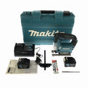 ☆中古品☆makita マキタ 充電式ジグソー JV101DSH バッテリー2個(10.8V4.0Ah) 充電器 説明書 ケース ジグソーブレード4本付 - 4