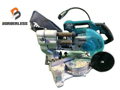 ☆中古品☆makita マキタ 18V 165mm 充電式スライドマルノコ LS610D 青/ブルー 本体のみ 丸鋸/マルノコ/丸ノコ