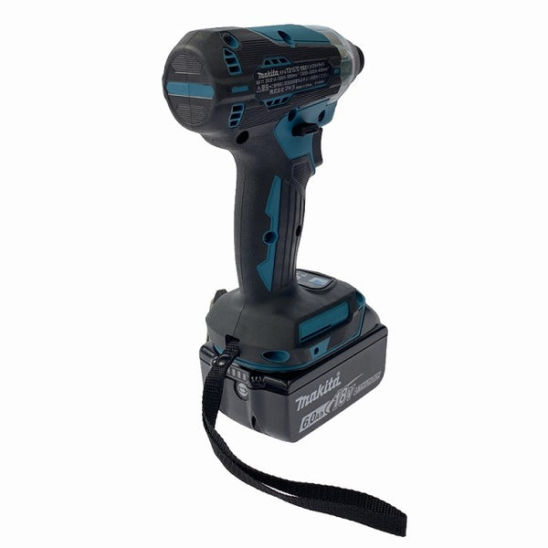 ☆未使用品☆ makita マキタ 18V 充電式インパクトドライバ TD157DRGX 青/ブルー バッテリ2個(18V 6.0Ah) 充電器 ケース付 - 6