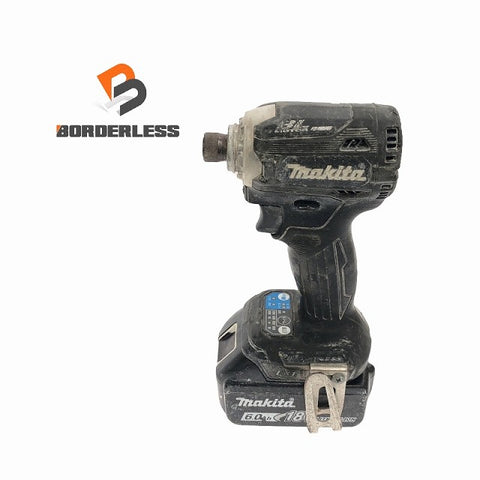 ☆中古品☆makita マキタ 18V 充電式インパクトドライバ TD171D バッテリー1個(18V 6.0Ah)付き