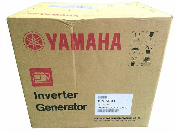 ☆未使用品☆ YAMAHA ヤマハ 2500W インバータ発電機 EF2500i オープン型 イベント 建設作業 アウトドア 防災 災害 非常電源 地震 - 10