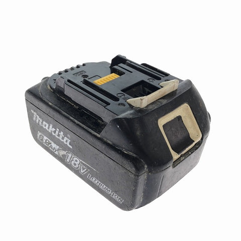 ☆中古品☆makita マキタ 18V 6.0Ah 純正リチウムイオンバッテリー BL1860B 残量表示付 急速充電対応 蓄電池 雪マーク - 0