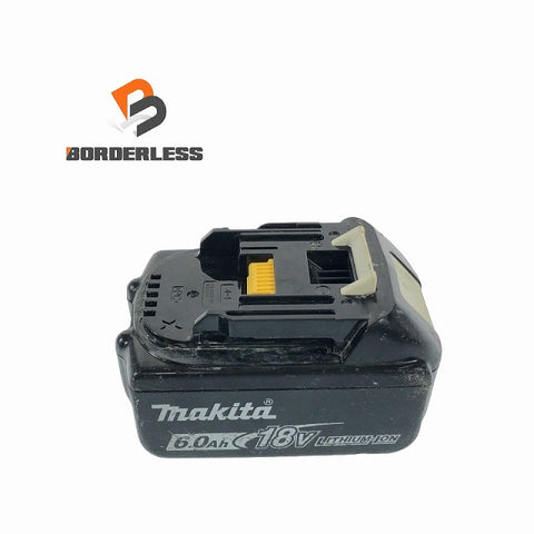 ☆中古品☆ makita マキタ 18V 6.0Ah 純正 リチウムイオンバッテリー BL1860B リチウムイオン電池 急速充電対応 残量確認