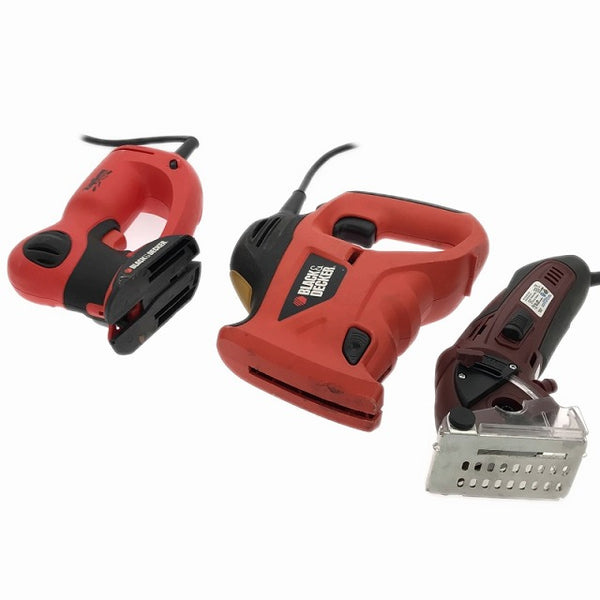 ☆中古品3点セット☆B＆D BLACK＋DECKER ブラックアンドデッカー 100V 電動ノコギリ KS880EC ジグソー ハンディソー - 3