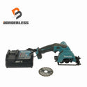 ☆中古品☆makita マキタ 10.8V 80mm 充電式マルノコ HS301D 充電器(DC10SA)付 コードレス バッテリー式 丸のこ 丸ノコ 丸鋸 - 1