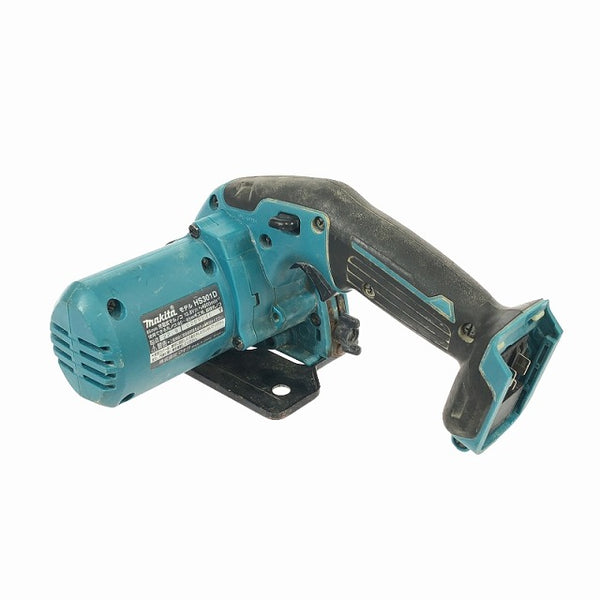 ☆中古品☆makita マキタ 10.8V 80mm 充電式マルノコ HS301D 充電器(DC10SA)付 コードレス バッテリー式 丸のこ 丸ノコ 丸鋸 - 4