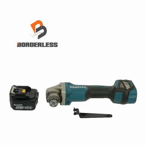 ☆中古品☆ makita マキタ 14.4V 100mm 充電式ディスクグラインダー GA410D バッテリ1個(14.4V 3.0Ah)付 製造年月日2018年3月