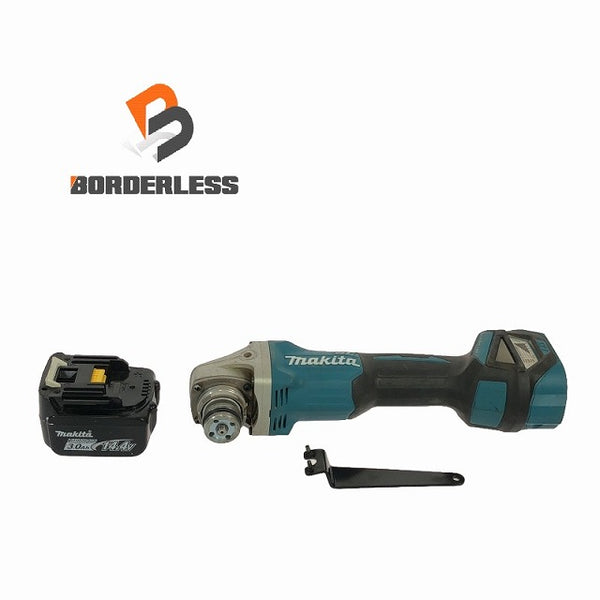 ☆中古品☆ makita マキタ 14.4V 100mm 充電式ディスクグラインダー GA410D バッテリ1個(14.4V 3.0Ah)付 製造年月日2018年3月 - 1