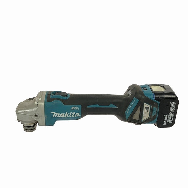 ☆中古品☆ makita マキタ 14.4V 100mm 充電式ディスクグラインダー GA410D バッテリ1個(14.4V 3.0Ah)付 製造年月日2018年3月 - 6