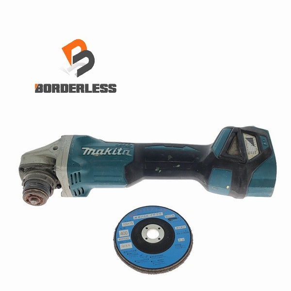 ☆中古品☆makita マキタ 18V 100mm 充電式ディスクグラインダー GA412D 本体のみ コードレス バッテリー式 ディスクサンダー - 1