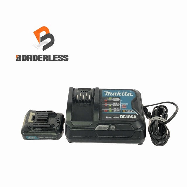 ☆中古品セット☆makita マキタ 10.8V 1.5AH リチウムバッテリー BL1015 充電器 DC10SA 純正品 リチウムイオン |  誰もが安心できる工具専門のリユース工具販売専門店Borderless