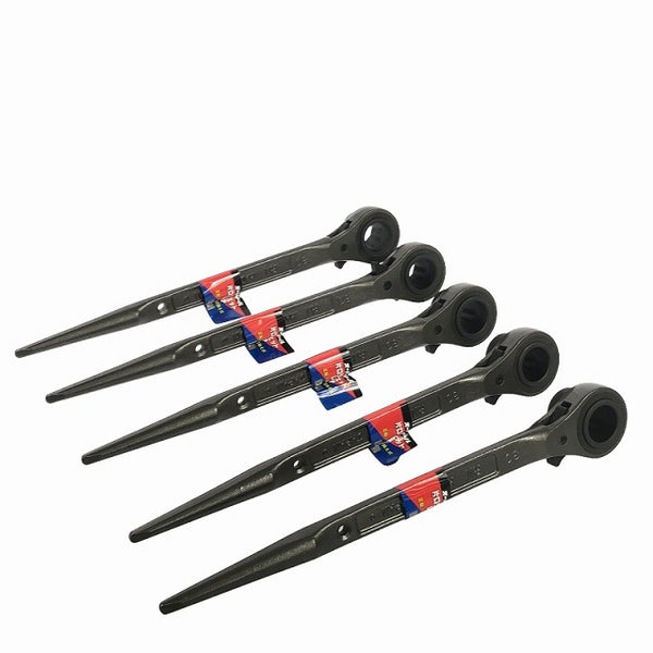 ☆未使用品 5本セット☆SUPERTOOL スーパーツール 片口ラチェットレンチ 30mm RN30 正転・逆転切替え式 - 3