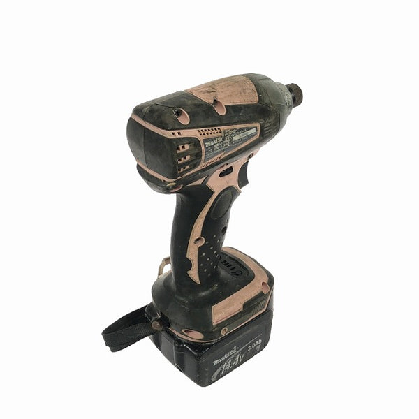 ☆中古品☆makita マキタ 14.4V 充電式インパクトドライバ TD133D バッテリー2個(14.4V 3.0Ah) 充電器付き 電動工具 締め付け - 6