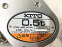 ☆未使用品 3個セット☆KITO キトー レバーブロック LX005 荷重0.5ton/0.5トン 揚程1.2m レバーホイスト 荷揚げ 吊り具 - 7