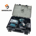 ☆美品☆makita マキタ 18V 充電式インパクトドライバー TD173DRGX 青/ブルー バッテリ2個(18V6.0Ah) 充電器 ケース付 コードレス - 1