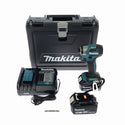 ☆美品☆makita マキタ 18V 充電式インパクトドライバー TD173DRGX 青/ブルー バッテリ2個(18V6.0Ah) 充電器 ケース付 コードレス - 4