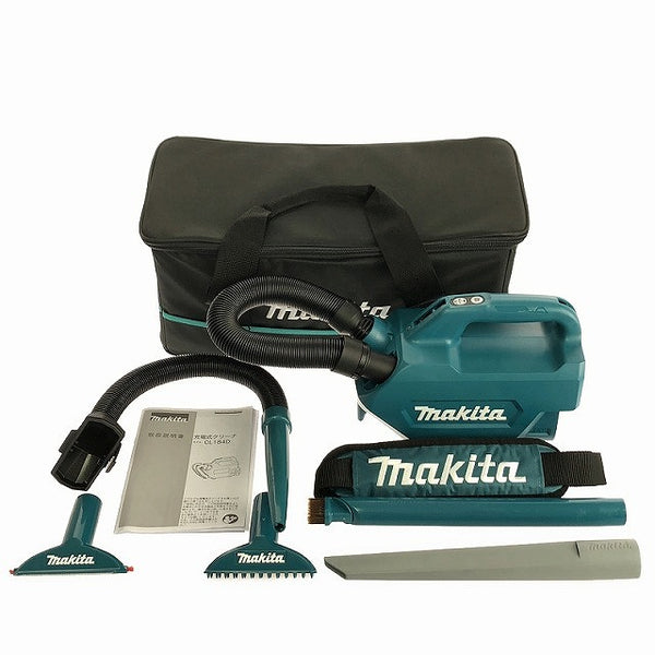 ☆美品☆makita マキタ 18V 充電式クリーナー CL184D ホース＋ノズル5個＋バッグ 未使用紙パック付 コードレス 掃除機 ハンディ - 4