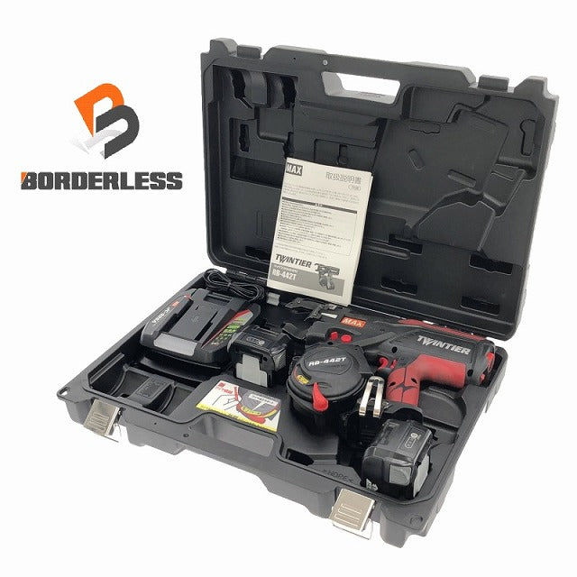 マックス 鉄筋結束機 RB-442T-B2C/1450A 電池パック2個+充電器