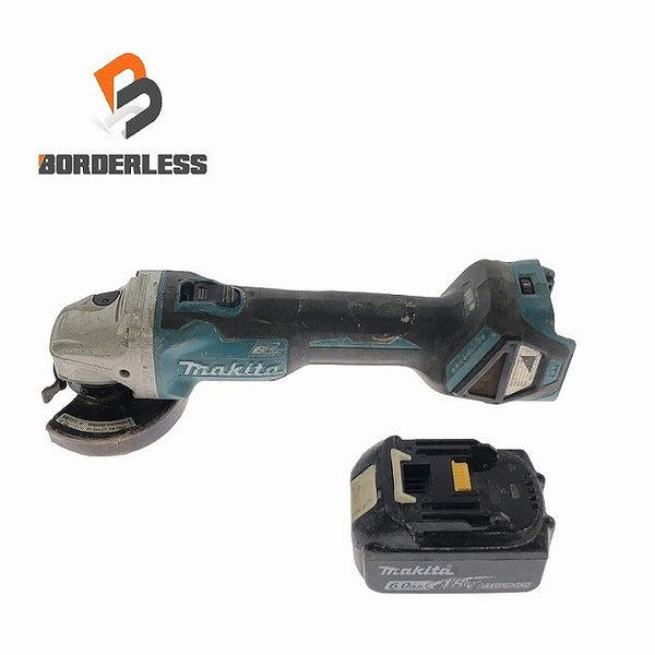 ☆中古品☆makita マキタ 18V 100mm 充電式ディスクグラインダー GA412D バッテリ1個(18V 6.0Ah) 付 ※コメント必読 - 1