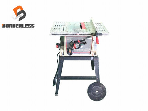 ☆中古品☆藤原産業 255mm 木工用テーブルソー WOOD CUTTING PORTABLE TABLE SAW イーバリュー E-Value