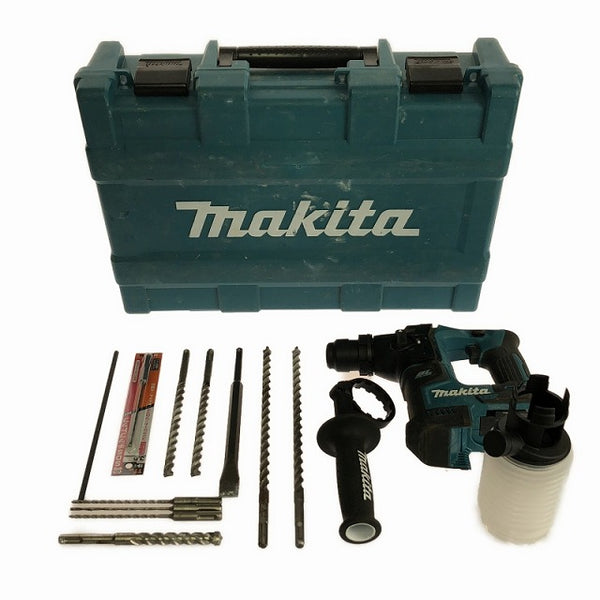 ☆中古品☆makita マキタ 18V 17mm 充電式ハンマドリル HR171DZK 本体＋集じんカップ＋ケース付 コードレス ハンマードリル 穴あけ - 4