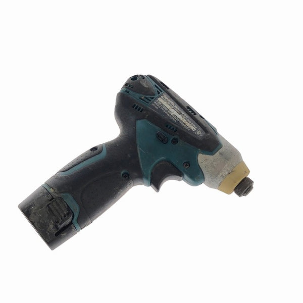 ☆中古品☆ makita マキタ 10.8V 充電式インパクトドライバー TD090D 青/ブルー バッテリー(1.3Ah) 充電器付き 電動工具 - 4