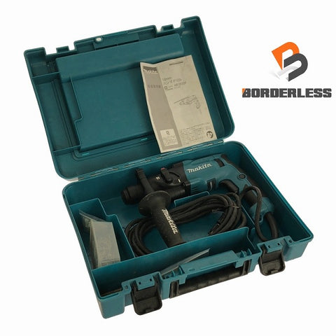 ☆中古品☆ makita マキタ 100V 18mm ハンマドリル HR1830F 本体+パーツ+ケース ハンマー 穴あけ 穿孔 ハツリ/はつり/斫り - 0