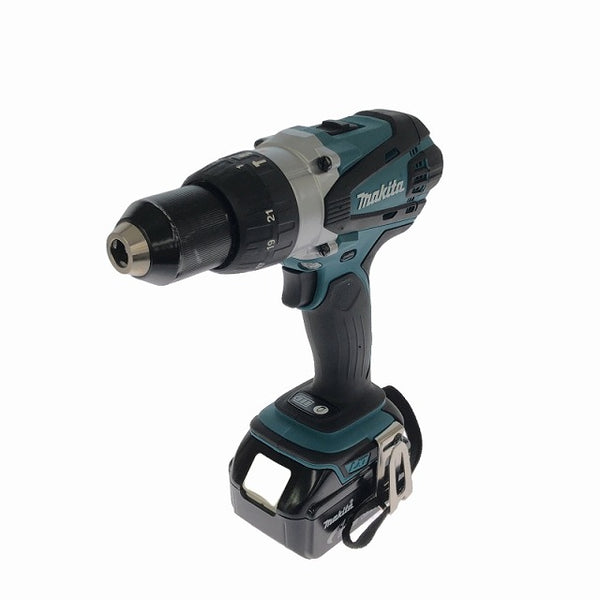 ☆中古品☆makita マキタ 18V 充電式震動ドライバドリル HP458DRMX バッテリー2個(18V4.0Ah) 充電器 ケース 説明書付 - 3