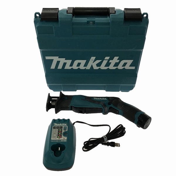 ☆比較的綺麗☆makita マキタ 10.8V 充電式レシプロソー JR101DW バッテリー1個(10.8V1.3Ah) 充電器 ケース 説明書付 - 4