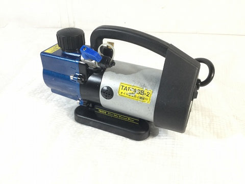 ☆中古品☆ TASCO タスコ ウルトラミニツーステージ真空ポンプ(逆止弁付) TA150SB-2 本体+パーツ+ケース - 0