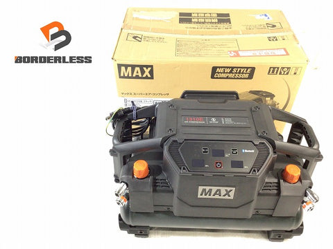 ☆未使用品☆ MAX マックス 高圧専用 スーパーエアコンプレッサー AK-HH1310E 黒/ブラック AIモード Bluetooth搭載 11L 4口