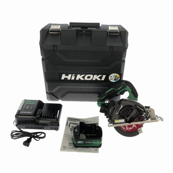 ☆未使用☆HiKOKI ハイコーキ 36V 125mm コードレスチップソーカッター CD3605DA(XPZ) バッテリ1個(BSL36A18X) 充電器 ケース付 - 4