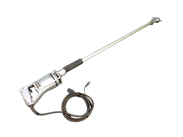 ☆中古品☆HITACIH 日立工機 100V 電気ドリル LUH-DH4 長柄付 ユニサイドジスク付 オートケレンダー 塗装用 屋根ケレン 研磨機130055 - 4