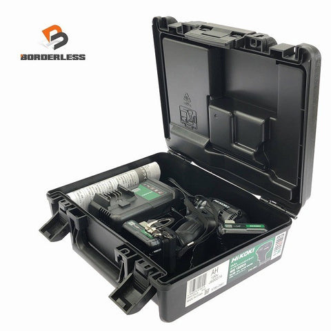 ☆未使用品☆ HIKOKI ハイコーキ 10.8V コードレスインパクトドライバー WH12DCA(2LSB)バッテリー2個(4.0Ah)充電器 ケース付127872