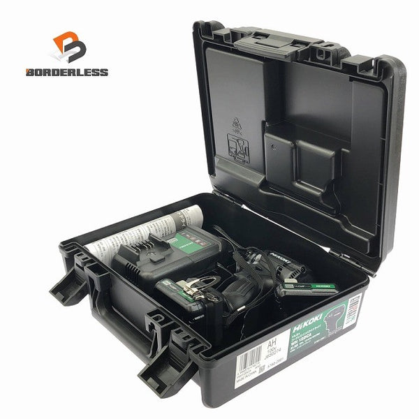 ☆未使用品☆ HIKOKI ハイコーキ 10.8V コードレスインパクトドライバー WH12DCA(2LSB)バッテリー2個(4.0Ah)充電器 ケース付127872 - 1