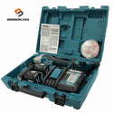 ☆未使用品 makita マキタ 18V 125mm 充電式ディスクグラインダー GA518DRGX バッテリ2個(6.0Ah) 充電器 ケース付 コードレス133226 - 1