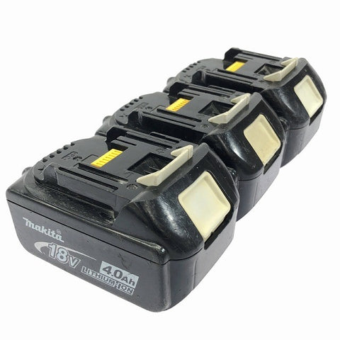 ☆中古品3個セット☆makita マキタ 18V 純正 リチウムイオンバッテリー 5.0Ah BL1850 4.0Ah BL1840 3.0Ah BL1830 蓄電池 充電池 - 0