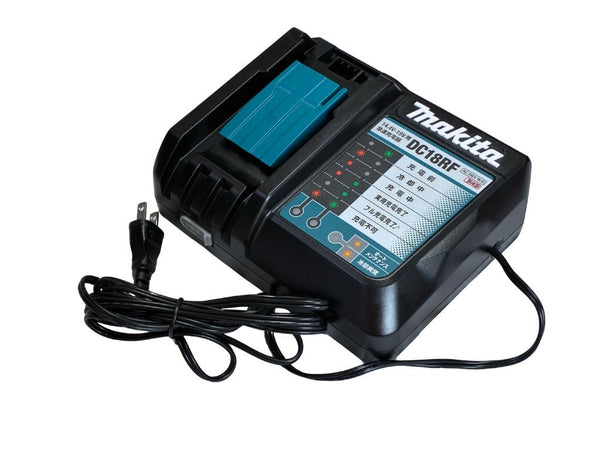 ☆極美品☆makita マキタ 充電器 DC18RF バッテリ BL1830B 18V 3.0Ah セット 純正品 布ケース付属132807 - 8