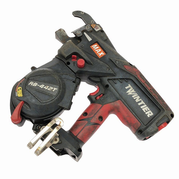 ☆中古品☆MAX マックス 14.4V 鉄筋結束機 ツインタイア RB-442T-B2C/1450A バッテリ2個(5.0Ah)充電器 ケース付 2026年製136767 - 6