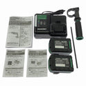 ☆未使用品☆ HIKOKI ハイコーキ 28mm 36V コードレスロータリハンマドリル DH36DPE(2XPZ) バッテリ2個 充電器 ケース付129204 - 10