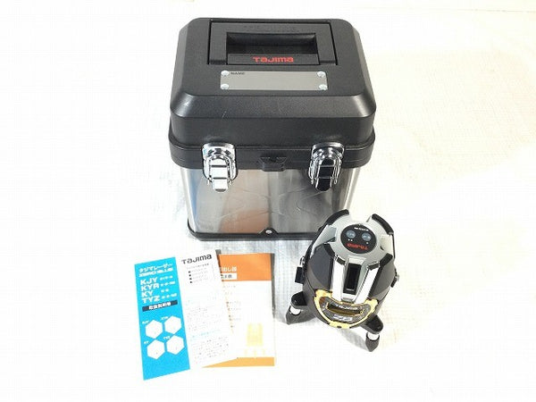 ☆極美品☆ TAJIMA タジマ レーザー墨出し器 ZEROB-KJY 本体+パーツ+ケース ZEROBLUE KJY フルライン 測定器117449 - 3