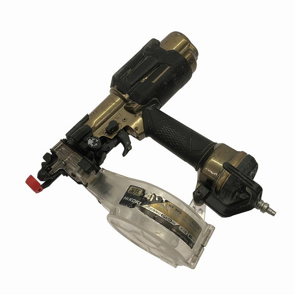 ☆中古品☆HiKOKI ハイコーキ 41mm 高圧 ねじ打機 WF4HS ハイゴールド ケース付 ねじ打ち機 ターボドライバー エアビス打機 - 4