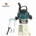 ☆中古品☆makita マキタ 100V ルーター RP0910 チャック孔径8mm コード式 トリマー 木材加工 切削117920 - 1