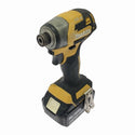 ☆中古品☆makita マキタ 18V 充電式インパクトドライバ TD173D 黄/イエロー 本体+バッテリー1個(6.0Ah) 116480116480 - 2